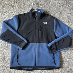 The North Face Men's Black and Blue Jacket